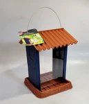 North States Village Collection Navy Hopper Bird Feeder Holds 4.25 Lbs Seed Usa. Fixed Price $19.75.