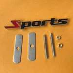Black Sports Grill Badge Front Emblem Car Logo With Screw Fittings. Fixed Price $14.99.