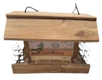Vtg Nwt Large Red Cedar Ranch Wood Rectangle Hanging Bird Feeder Usa Natural. Fixed Price $55.00.
