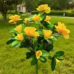 Solar Power Flower Lights 42LED Outdoor Garden Landscape Yard Stake Lamp Decor. Fixed Price $19.43.