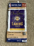 Wincraft Nba Lakers Champions Vertical Flag With 3" Pole Sleeve 28 X40. Fixed Price $18.00.