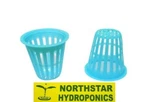 50 X 2" Inch Blue Heavy Duty Net Cup Pot Hydroponic Clone Grow Kit Durable. Fixed Price $17.95.