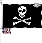 Pirate Flag For Outside 3X5 Jolly Roger Embroidery Patch. Fixed Price $47.75.