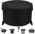 Round Fire Pit Cover 36" Dia X 24" H, 600D Strong Tear Resistant, Waterproof &. Fixed Price $34.40.