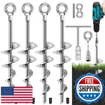 Fabulas Ground Anchors Screw In, 18 Inch Heavy Duty Metal Earth. Fixed Price $55.04.