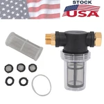 Garden Hose Inlet Filter Inline Water Pressure Washer Washing Machine Tool Kit. Fixed Price $12.01.