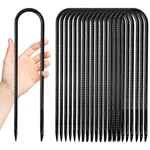 Anothera 16 Pack Steel Rebar Stakes 12-INCH Heavy Duty Hook Metal Fence. Fixed Price $54.66.