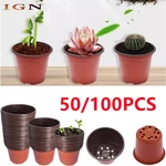 Nursery Garden Seedling Starting Container Plastic Plant Pots 50/100 Pack. Fixed Price $53.90.