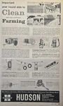 Hudson Power Pump Sprayers Dusters Crop Herd Buildings Vintage Print Ad 1961. Fixed Price $14.77.