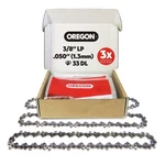 Oregon 3-PACK Pole Saw Chain 3/8" Lp Pitch, .050" (1.3 Mm) Gauge For (20CM.... Fixed Price $42.34.