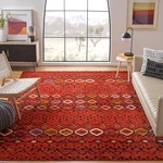 Safavieh Power Loomed Amsterdam Terracotta / Multi Area Rugs - AMS108D. Fixed Price $34.00.