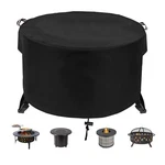 Round Fire Pit Cover 36" Dia X 24" H, 600D Strong Tear Resistant, Waterproof .... Fixed Price $39.69.