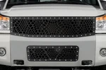 Custom Aftermarket Steel Grille Kit For 2008-2014 Nissan Titan Marine Camo Black. Fixed Price $399.95.