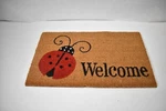 Calloway Mills Ladybug Welcome Doormat 17" X 29" Multicolor Coir Vinyl. Fixed Price $9.72.