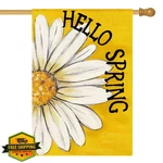 Avoin Hello Spring House Flag 28X40" Double Sided Floral Daisy. Fixed Price $27.99.
