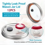 12PCS Liquid Culture Mason Jar Lids Regular Mouth For Mycology Rubber Stopper. Fixed Price $20.99.