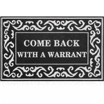 Lzuso Welcome Back With Warrant Outdoor Indoor .... Fixed Price $24.79.