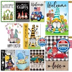 10-PACK Gnome Seasonal Garden Flags Double Sided 28X40" Outdoor House Yard Decor. Fixed Price $79.60.