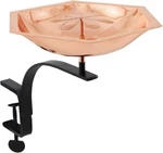 Achla Designs BB-07-RM Bee Fountain Rail Mount Bracket Birdbath, Copper Plated. Fixed Price $40.17.