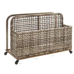 Crosley Furniture Ridley Pe Wicker / Rattan Pool Storage Caddy In Natural. Fixed Price $248.73.