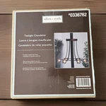 Allen Roth Tealight Chandelier For Umbrella Powder-coated Steel 0336762 New. Fixed Price $54.95.