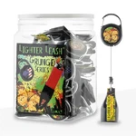 Lighter Leash Grunge 420 Series 30 Jar Retractable Keychain Holder. Fixed Price $70.99.