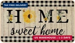 Ortigia Summer Sunflowers Doormat Home Sweet Indoor Outdoor Patio Welcome. Fixed Price $21.49.