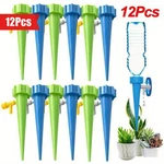12PCS Automatic Drip Irrigation Spikes Self Watering System Plant Waterer Garden. Fixed Price $5.98.