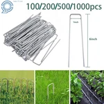 Landscape Staples 6" Galvanized Sod 100/200/500/1000 Pack Garden Stakes. Fixed Price $63.41.