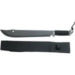 Jungle Master JM-021 Full Tang Machete Black Blade & Cord-wrapped Handle. Fixed Price $33.58.