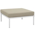 Modway Harmony Outdoor Patio Aluminum Fabric Ottoman White/beige. Fixed Price $213.99.