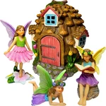 Mood Lab Fairy Garden Figurines Pinecone House Set 4 Pcs Miniature De.... Fixed Price $57.36.