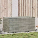 Bowery Hill Contemporary Patio Storage Box Poly Rattan In Gray. Fixed Price $134.29.
