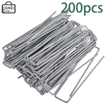 200 Pack 6" High Quality Landscape Staples Garden Stakes Galvanized Sod. Fixed Price $20.38.