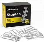 Hongway 360 Pack Landscape Staples, Galvanized Garden Inch, Silver. Fixed Price $42.46.