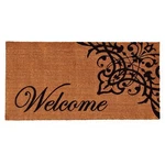 Calloway Mills 121353048 Scroll Welcome Doormat, 30" X 48", Natural/black. Fixed Price $47.32.