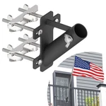 Wuutyty Flagpole Holder For Balcony Railings, Suitable Horizontal/vertica.... Fixed Price $36.72.