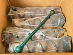 Feed Garden 10 Inch Spiral Ground Anchors Kit Heavy Duty Screw Earth. Fixed Price $19.99.