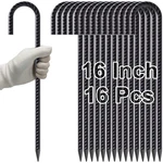 Vvokgo Rebar Stakes Inches Hook J-16 INCH-16 Pcs, 5/16"-BLACK. Fixed Price $54.99.