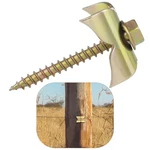Fence Nails Galvanized U-shaped Steel Wire Fencing Staple For Softwoods.... Fixed Price $68.36.