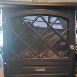 Duraflame Infrared Quartz Electric Fireplace Stove Heater, Black. Fixed Price $200.00.