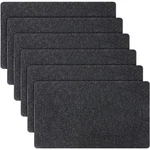6 Pcs Front Bulk Indoor Outdoor Entrance Black Dirt Resistan.... Fixed Price $81.56.