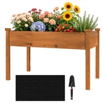 Wood Raised Bed Vegetable Herb Grow Box Elevated Gardening Planter Yard. Fixed Price $44.00.