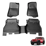 All Weather Floor Mats Tpe Rubber Liners For 2018-2025 Jeep Wrangler Jl 4-DOOR. Fixed Price $68.99.