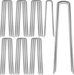 100 Pack 12 Inch Garden Stakes Heavy Duty 11 Gauge Galvanized Steel Landscape. Fixed Price $38.42.
