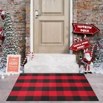 Kimode Christmas Rug Outdoor 27.5"X43" Washable Doormat Farmhouse. Fixed Price $45.39.