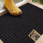Mat Ultra Absorbent 29X17 Traps Dirt Moisture Indoor Outdoor Black Gorilla. Fixed Price $51.99.