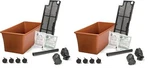 Novelty (#80105) Earthbox Garden Kit - Terra Cotta (pack Of 2). Fixed Price $123.37.