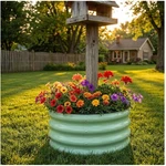 Round Galvanized Raised Garden Bed Kit - 3 Pack. Fixed Price $98.39.