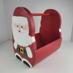 Hand Made Christmas Garden Box Tool Tote Caddy Planter Primitive Farmhouse Decor. Fixed Price $42.74.